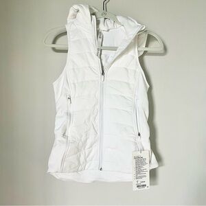 NWT Lululemon Extra Mile Vest White Sz 2